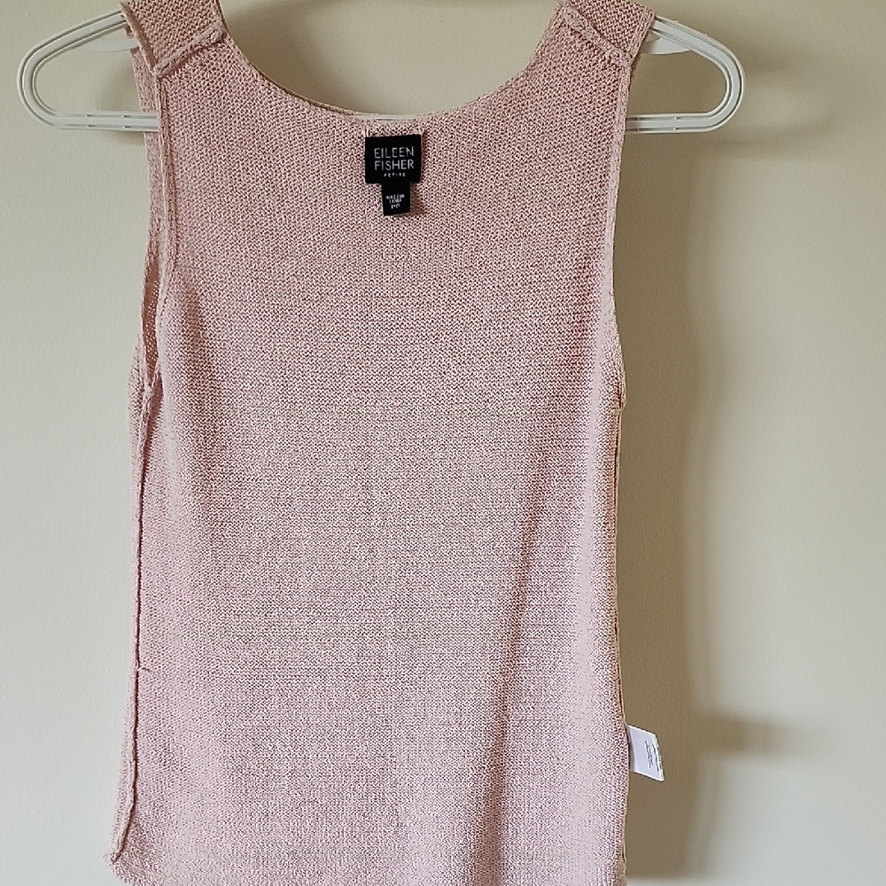 Eileen Fisher Blush Knit Tank Top PP